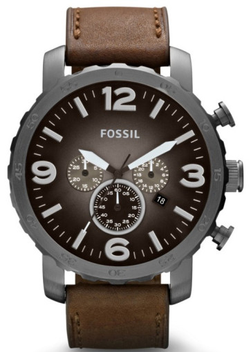 Fossil bracelet de montre JR-1424 Cuir Brun 24mm 
